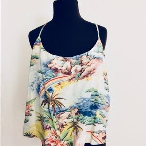 Pretty crop tank top